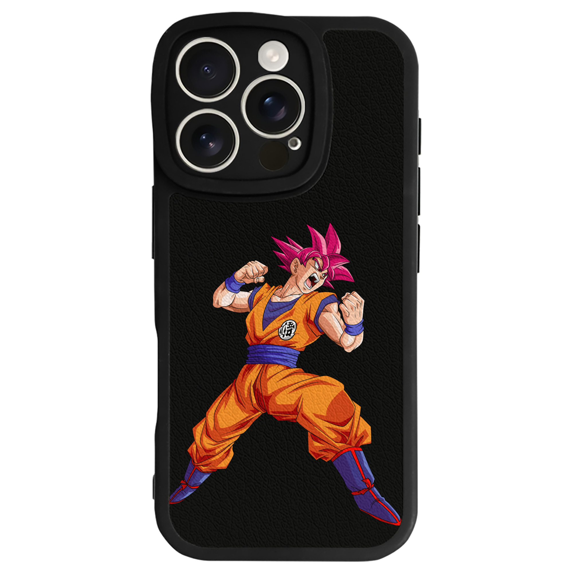 （画像用） ドラゴンボール 孫悟空（そん ごくう）Son Goku カカロット DRAGON BALL Kakarotto 【iPhone 16シリーズ対応】シリコンスマホケース（レザー調） 材質：シリコン